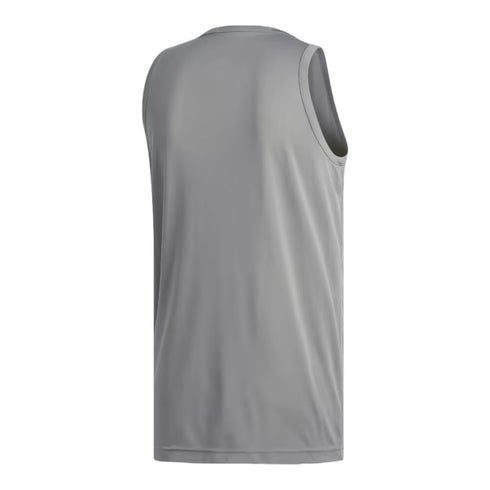 Adidas Men's 3G Basketball Heathered Tank Top, Silver
