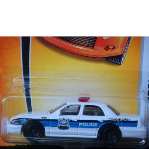 Matchbox Ford Crown Victoria White Police K-9 Unit Patrol Car #49 1/64 Factory Sealed