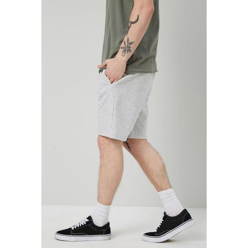 Forever 21 Men's French Terry Grey Drawstring Shorts