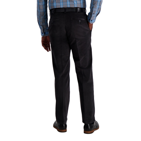 Haggar Pantalon en velours côtelé stretch pour homme Coupe classique
