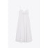 Zara Voluminous Midi Dress, White