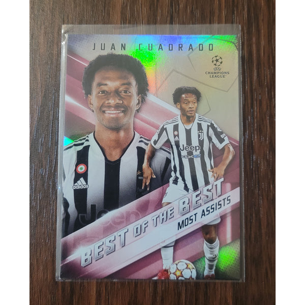 21/22 Topps UEFA Champions League Soccer Best Of The Best Juan Cuadrado