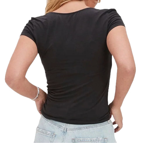 American Eagle Outfitters Cinch-Front Tee - Soft and Sexy