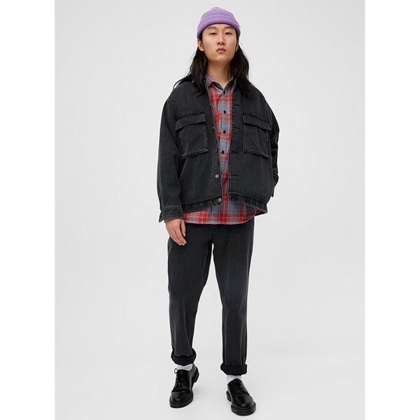 Simons Obey Morrison Black Denim Jacket