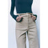 Zara High-Waisted ZW Marine Straight Jeans