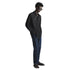 Zara Men's Textured Crochet Black Long Sleeve Shirt | M