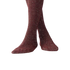Blinq Collection Burgundy with Gold Shimmer Herringbone Tights, Size 8 - MGworld