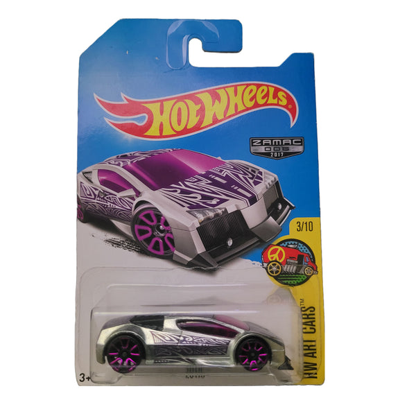 Hot Wheels 2017 HW Art Cars Zotic, Exclusive ZAMAC 1:64 scaled die-cast vehicle