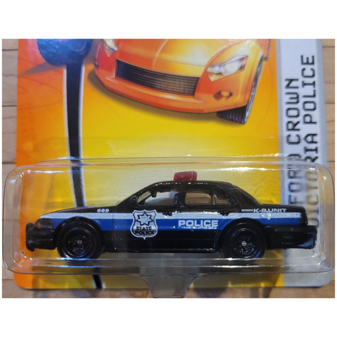2007 Matchbox #49 Ford Crown Victoria Police Car 1:64 Scale Collectible Die Cast