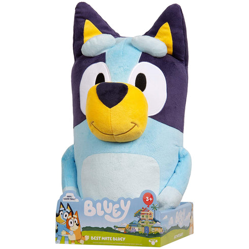  Bluey 18" Stuffed Animal - Playtime & Naptime Companion | Jumbo Size, Soft Deluxe Materials - Huggable Cuddles Best Friend