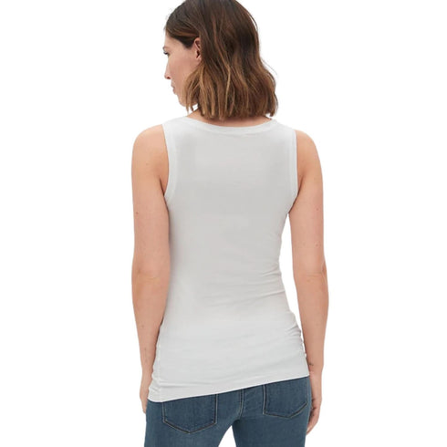 Gap Maternity Pure Body White Tank Top | L