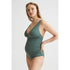 H&M MAMA V-neck swimsuit, Army Green