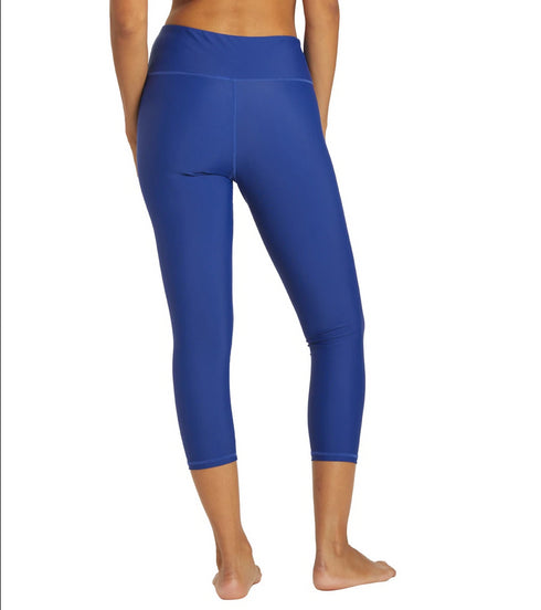 Sporti Blue Iris Active Swim Capri Legging | S