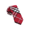 The Tie Bar Legion Plaid Raspberry Skinny Tie, 2.5"