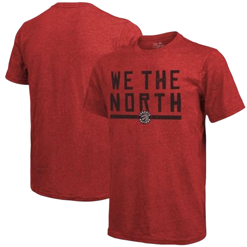 Toronto Raptors Majestic Threads Hometown Slogan Tri-Blend T-Shirt