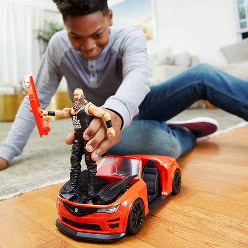 WWE Wrekkin' Slam Mobile with 10 Breakaway Pieces & Braun Strowman 6-inch Action Figure