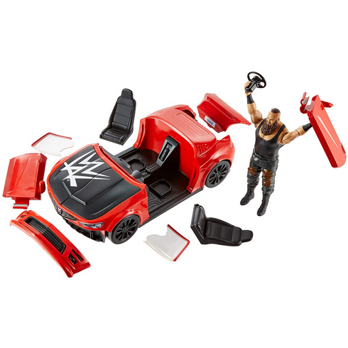 WWE Wrekkin' Slam Mobile with 10 Breakaway Pieces & Braun Strowman 6-inch Action Figure
