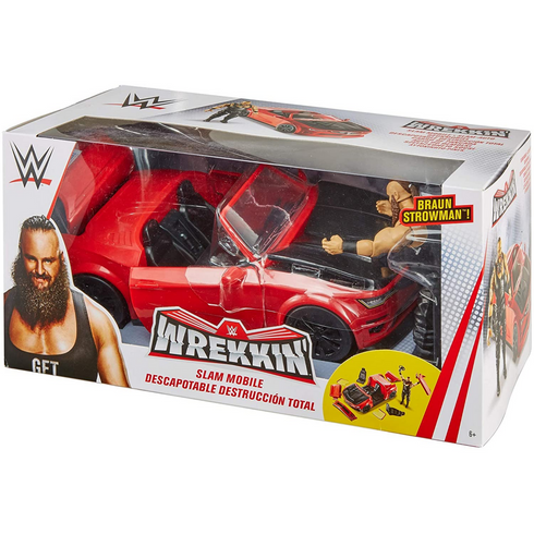 WWE Wrekkin' Slam Mobile with 10 Breakaway Pieces & Braun Strowman 6-inch Action Figure